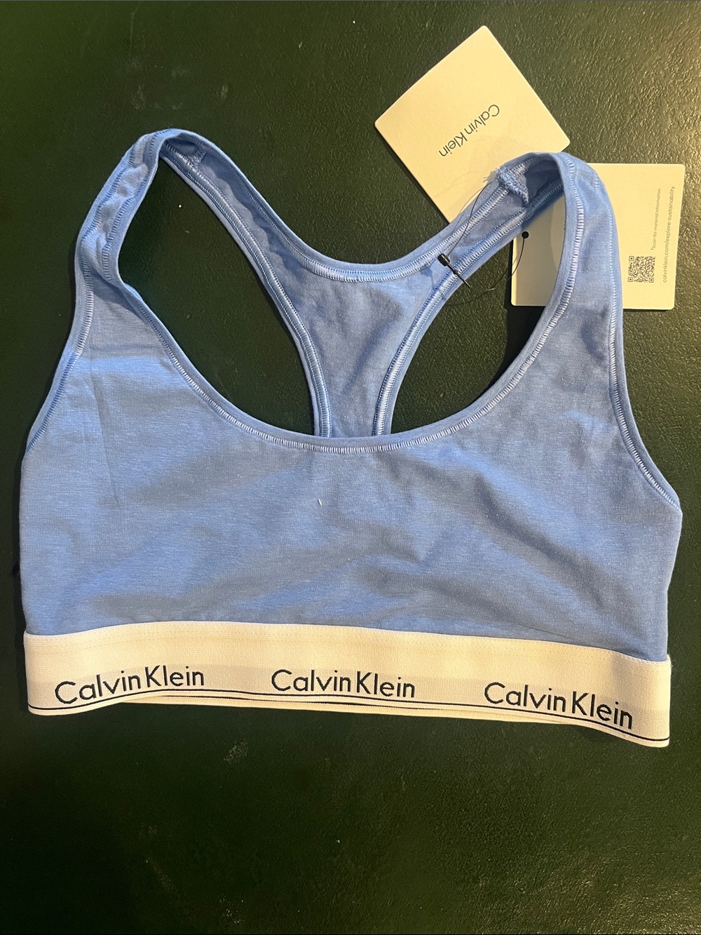 Calvin Klein Racerback Bralette - Picture 2 of 7